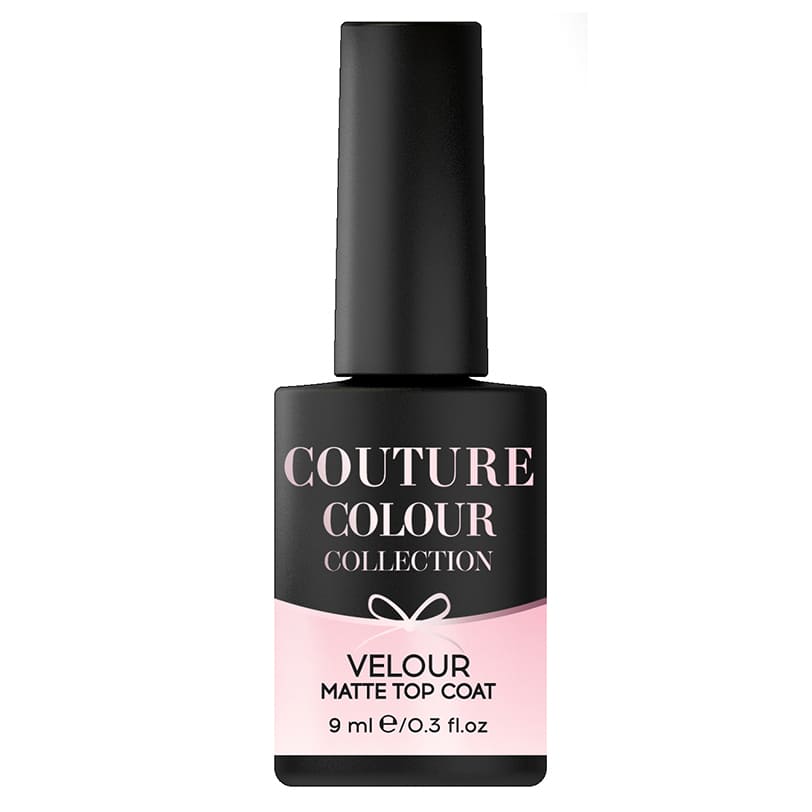 Матовый закрепитель гель-лака VELOUR MATTE TOP COAT COUTURE COLOUR COLLECTION, 9 мл ()